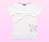 Tommy Hilfiger（トミーヒルフィガー） 1H86215557 Tommy Hilfiger SPORTギャザーヘンリーネック ストレッチトップス
