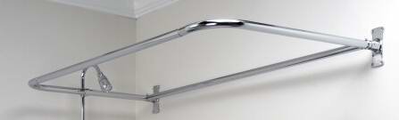 Barclay 54 D Shower Rod 4145-54-ORB