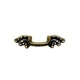 Brass knob L.007 アンティーク 取っ手 真鍮 金具 ドアノブ 家具 引出し