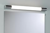  : palermo 600 modern wall light to frame a bathroom mirror with a fitted pull cord switch