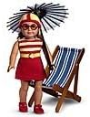 American Girl Kit's 1934 Swimsuit RETIRED Outfit for 18 inch doll ~DOLL AND CHAIR ARE NOT INCLUDED~