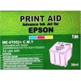 set of two compatible epson t052+ colour inkjets