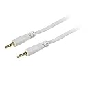 Ex-Pro - White - iPod / MP3 3.5mm to 3.5mm 2m Cable MP3 Player / iPod to 3.5mm for connection to stereo amplifier etc..