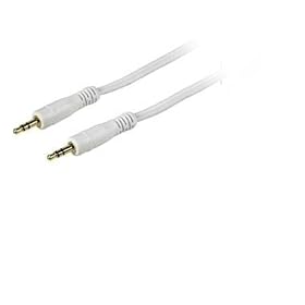 Ex-Pro - White - iPod / MP3 3.5mm to 3.5mm 2m Cable MP3 Player / iPod to 3.5mm for connection to stereo amplifier etc..