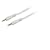 Ex-Pro - White - iPod / MP3 3.5mm to 3.5mm 2m Cable MP3 Player / iPod to 3.5mm for connection to stereo amplifier etc..