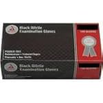 Dynarex Black Nitrile Exam Gloves, He...