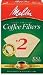 Melitta 622752 100 Count #2 Natural Brown Cone Coffee Filters