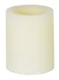 Candle Impressions CA25000CH 4-Inch Vanilla Scented Flameless Round Wax Candle, Champagne