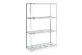 Nexel Stainless Steel Wire Shelving 48W X 18D X 74H