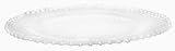 Tag Hobnail Rim Pressed Clear Glass 13-Inch Diameter Plate/Platter, Set of 6