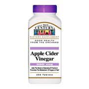 Apple Cider Vinegar 300 mg - 250 tabs., (21st Century)