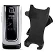 PREMIUM RUBBERIZED COATED ELITE SWIVEL BELT CLIP HOLSTER for NOKIA 6555 - RETAIL PACKAGING