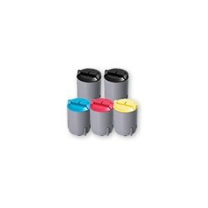 (5 Pcs / B, C, M, Y, WT) 100% New Compatible Samsung Clp-300 Toner Cartridge Combo for Clp-300 / Clx-2160 / Clx-3160fn - By SOL On Sale