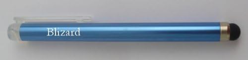 Personalized blue touch screen pencil (stylus) with text: Blizard (first name/surname/nickname)
