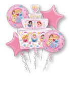 Disney Princess Birthday Balloon Bouquet
