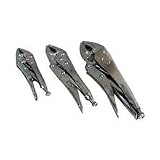 21c0cYOJFLL. SL160  Pliers 3 Piece Locking Plier Set