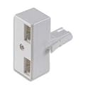 BT Telephone Adapter / Socket Splitter 2 Way - 2 into 1 Plug to Socket for Phone , Fax , Modem , Answer Machine