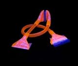 Computer : AKASA - Cable IDE ATA 133 round reactive orange UV - 60cm (ATA-60-ORUV)