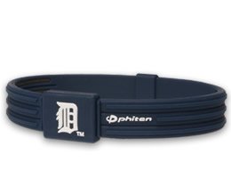 Phiten Sport Medium Detroit Tigers Bracelet MLB X30