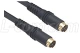 Molded S-Video Cable, Male / Male, 7.5 ft