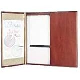 Review Quartet  / Conference Room Marker Board in Cabinet, Closed: 4'x4', Walnut Veneer QRT852