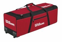 Wilson Catcher's Bag on Wheels