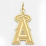 14K Los Angeles Angels Lrg Logo Initial Charm
