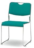 【オフィス家具-TOKIO】【FSC-25S】ミーティングチェア　ステンレス脚タイプ　（布） ［ライトグリーン］ TOKIO