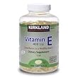 Kirkland Signature Vitamin E 400 IU - 500 Softgels (Two Pack)- Total 1000 Sof