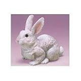 HERITAGE DECORATIVE LAWN ORNAMENT WHITE RABBIT