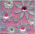 Pink Gem Garden Decorative Magnet