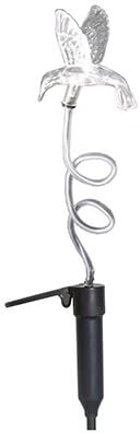 Apat Electrical Limited PL-1050-29G Solar-Powered LED Stake Light, Color-Changing Hummingbird - Quantity 12