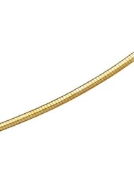 Ann Harrington Jewelry 14k Yellow Gold 2.5 mm Lightweight Omega Chain