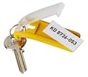 Durable Key Clips - Red (Pack of 6)