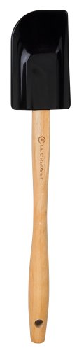 le creuset silicone small spatula, black onyx