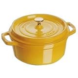 ストウブ　ピコ　ココット　丸　5．9L　102843　イエロー