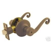 Gettysburg Privacy Lever set doorknob Oil Rubbed Bronze by Everyday Warehousers