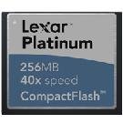 Lexar 256MB Compact Flash Card