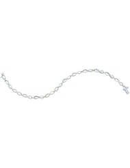 10KT White Gold 0.50 CTW Diamond Micro Pave Fashion Bracelet