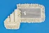 Disposable Dust Mop Head with Sewn Center Fringe, Cotton/Synthetic, 24w x 5d UNS1624