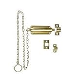 Chains & Security: Chain Bolt Satin Brass, 3"