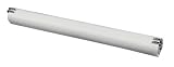 American Fluorescent CEV124PCE5T Century T5 Vanity, Smooth White Acrylic Diffuser with Polished Chrome End Caps, 26-Inches 24W