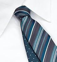 2 Pack Machine Washable Stripe & Spotted Ties