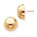 Jewelry : 14k Polished 16mm Half Ball Post Earrings