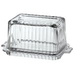 Anchor Hocking 94669 - Fire King Butter Dish, Crystal