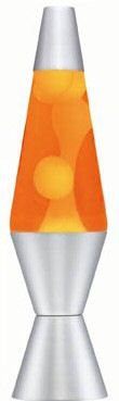Childrens Toyshop  Third Party New : 14" Rocket Lava Lamp Light in Orange - Novelty Lighting