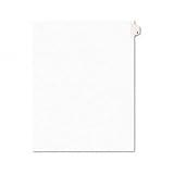 Avery 01401 - Avery-Style Legal Side Tab Dividers, One-Tab, Title A, Letter, White, 25/Pack-AVE01401