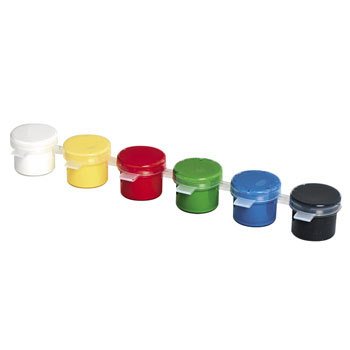 Primary Colors Acrylic Paint Strips (6 pc)