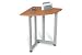 Corner Table 23 X 23 Maple/Silver