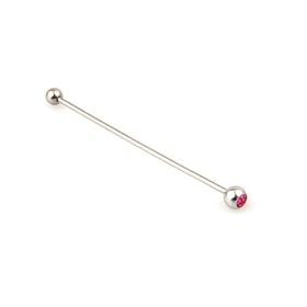 Stainless Steel Industrial Barbell - 14g